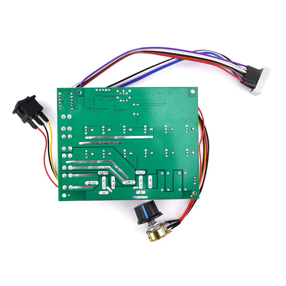 DC10-55V 60A DC Motor Speed Controller With Switch Bidirectional Forward and Reverse Digital Display Motor Speed Control