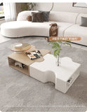 Light Luxury Tea Table Set Tea Table Small Living Room Home Modern Minimalist Patchwork Tea Table