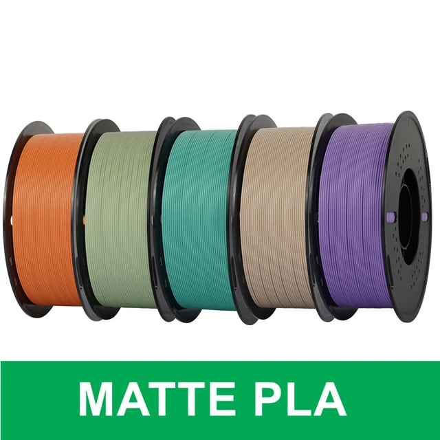KINGROON 5KG(11LBS) PLA PETG HS-PLA HS-PETG Filament 1.75mm High Speed 3D Printer Material Matte PLA 1kg*5 Roll Mix Color New