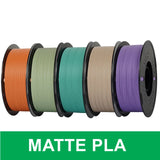 KINGROON 5KG(11LBS) PLA PETG HS-PLA HS-PETG Filament 1.75mm High Speed 3D Printer Material Matte PLA 1kg*5 Roll Mix Color New