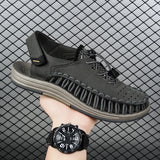 Summer New Sandals Fashion Handmade Weaving Casual Men Sandals Brand Designer Outdoor Walking Men's Shoes Summer Beach Shoes