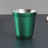 Custom Name Stainless Steel Espresso Cups Double Wall Insulated Cups Demitasse Cups Coffee Cup For Drinking Coffee, Gift for Him