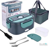 1.5L Electric Lunch Box – Portable Food Warmer for Office & Car, 304 SS Inner Pot, 60W Efficient