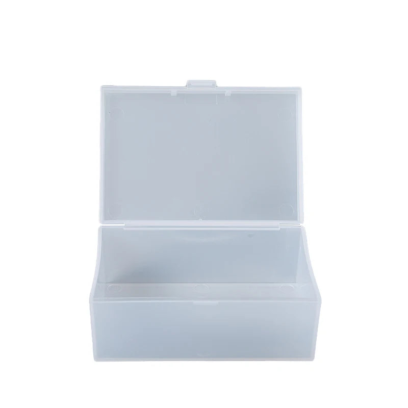 Frosted Flip Storage Box Photocards Small Card Storage Box Desk Organizer Box Classification Box Jewelry Storage Case Container