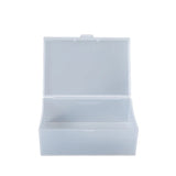 Frosted Flip Storage Box Photocards Small Card Storage Box Desk Organizer Box Classification Box Jewelry Storage Case Container
