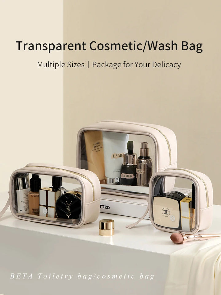 Tianzong Toiletry Bag Portable Travel Business Trip Cosmetics Bag Waterproof Transparent Cosmetic Bag