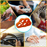 5 Finger Finger Strength Grip Band Mini Silicone Hand Exerciser Gripper Muscle Building Injury Recovery for Gym Fitness Training