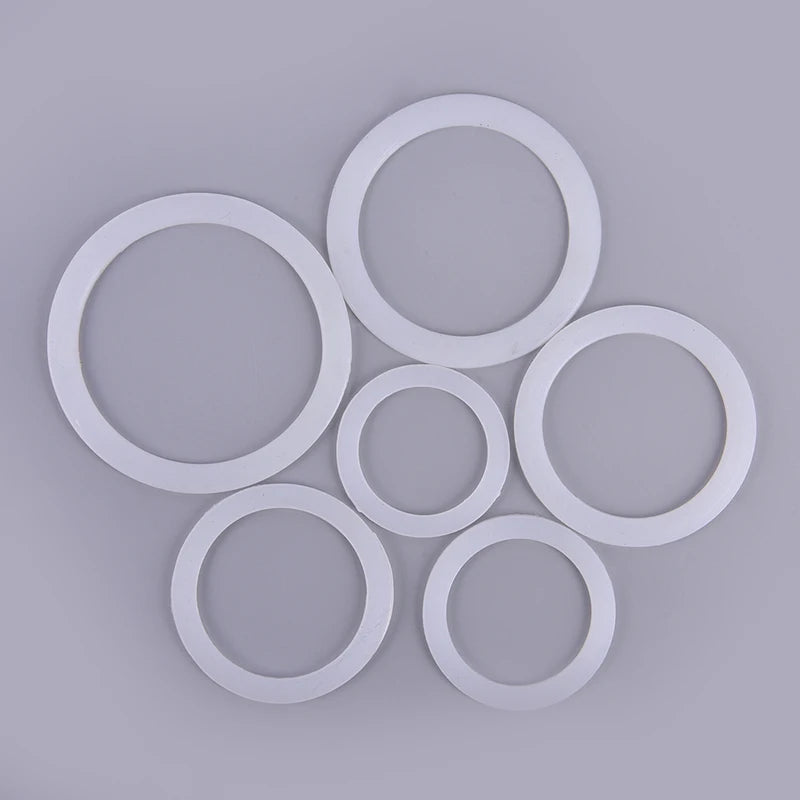 2pcs Silicone Seal Ring Flexible Washer Gasket Ring Replacenent For Cups Moka Pot Kitchen Coffee Espresso Makers Parts