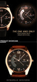 New Business Men's Wristwatch Clock Fashion Casual Leather Sport Man Watch Top Brand Luxury Quartz Watches for Men montre homme