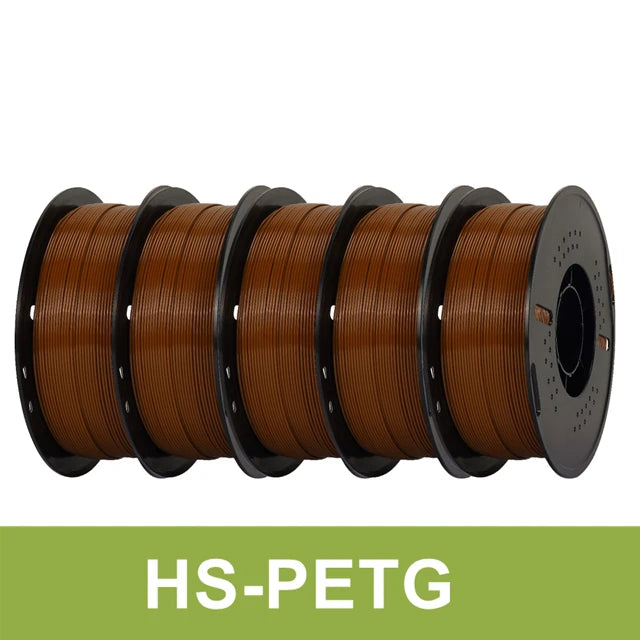 KINGROON 5KG(11LBS) PLA PETG HS-PLA HS-PETG Filament 1.75mm High Speed 3D Printer Material Matte PLA 1kg*5 Roll Mix Color New