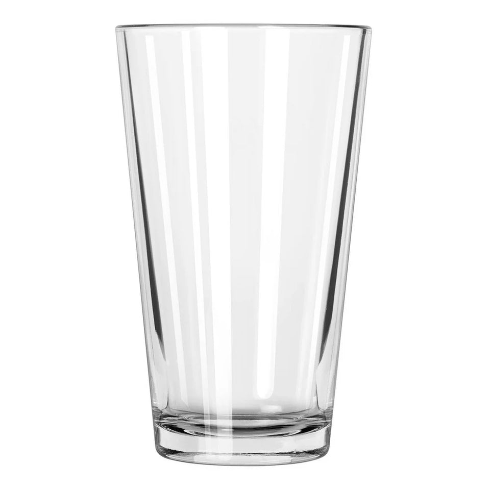4 Pack Everyday Clear Pint Glasses Durable 16oz Tumbler Beer Water Smoothie Versatile Use Dishwasher Safe Classic Design Stylish