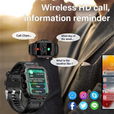 2025 New LED Men's Smartwatch 1.73" Screen Bluetooth Answer Call Smartwatch Multi Sport Modes Health Monitoring Fitness Watches