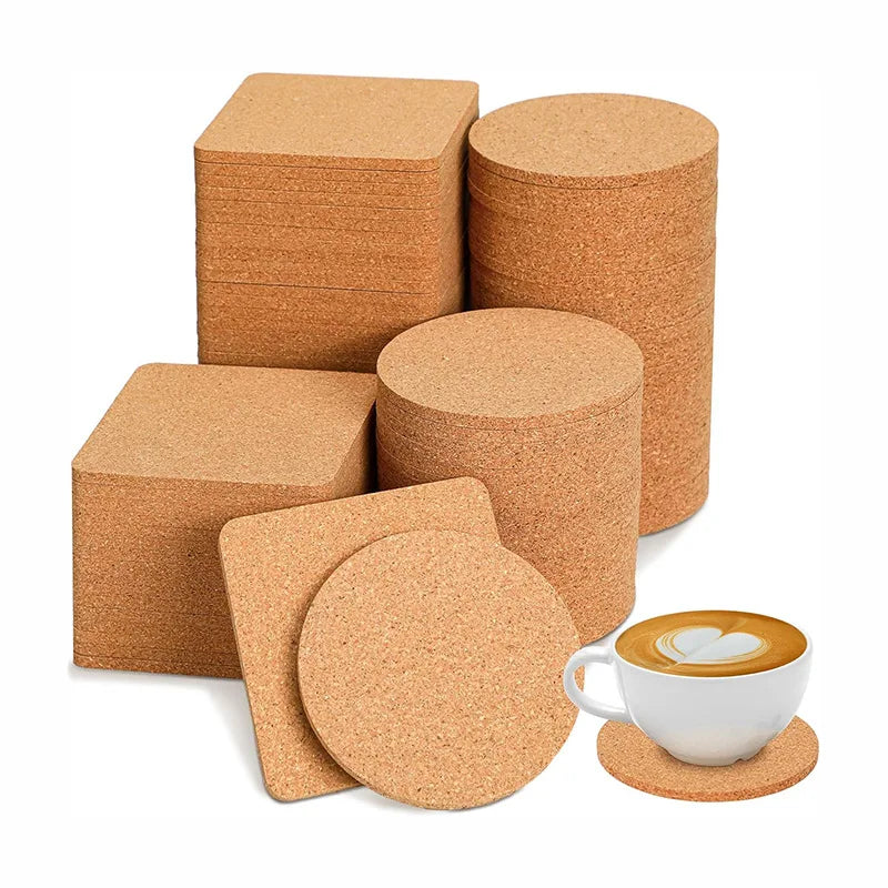 Table Cork Coasters Coasters for Coffee Bottom for Drinking Cup Aesthetic Coasters for Drinks Cup Coaster