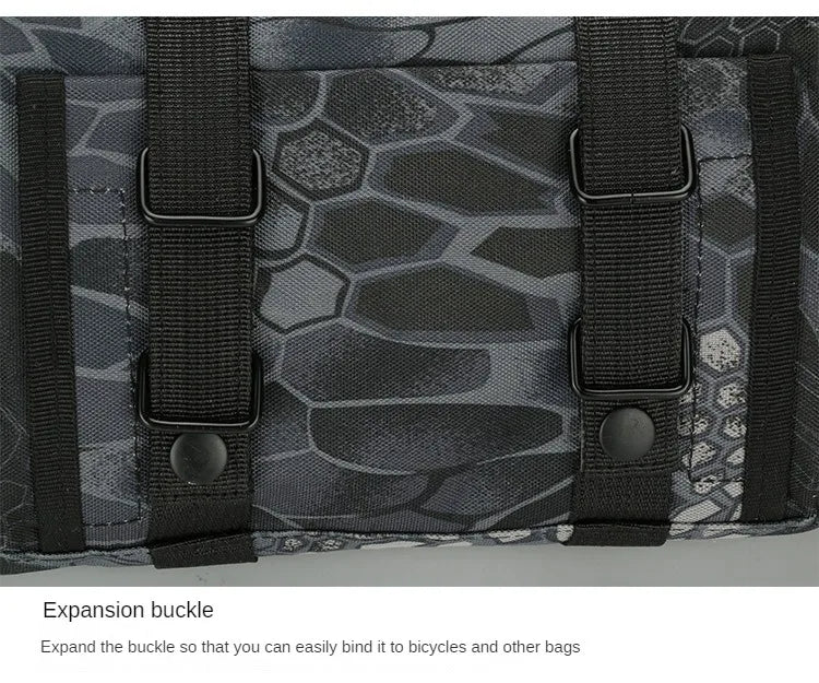 Outdoor Hiking Waist Bag 600D Waterproof Oxford Climbing Shoulder Bags Fishing Camping Hiking Pouch Chest Bag