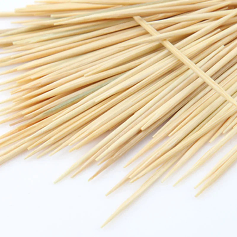 4000 Pcs Multi-purpose Disposable Double-Headed Bamboo Thin Toothpicks for Restaurants Hotels Household Commercial Toothpicks