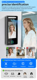 AI-Powered Biometric Fingerprint and Face Recognition 4.3in Turnstile Card Reader for Time Attendance and Access Control