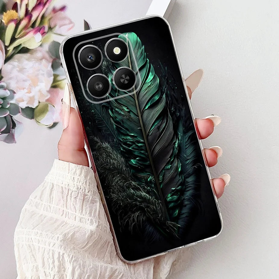 For Honor 400 Smart 5G Case LGN-NX1 Cute Cartoon Painted Cover Soft Slim Phone Case For Honor X7d HonorX7d Honor400 Smart Fundas