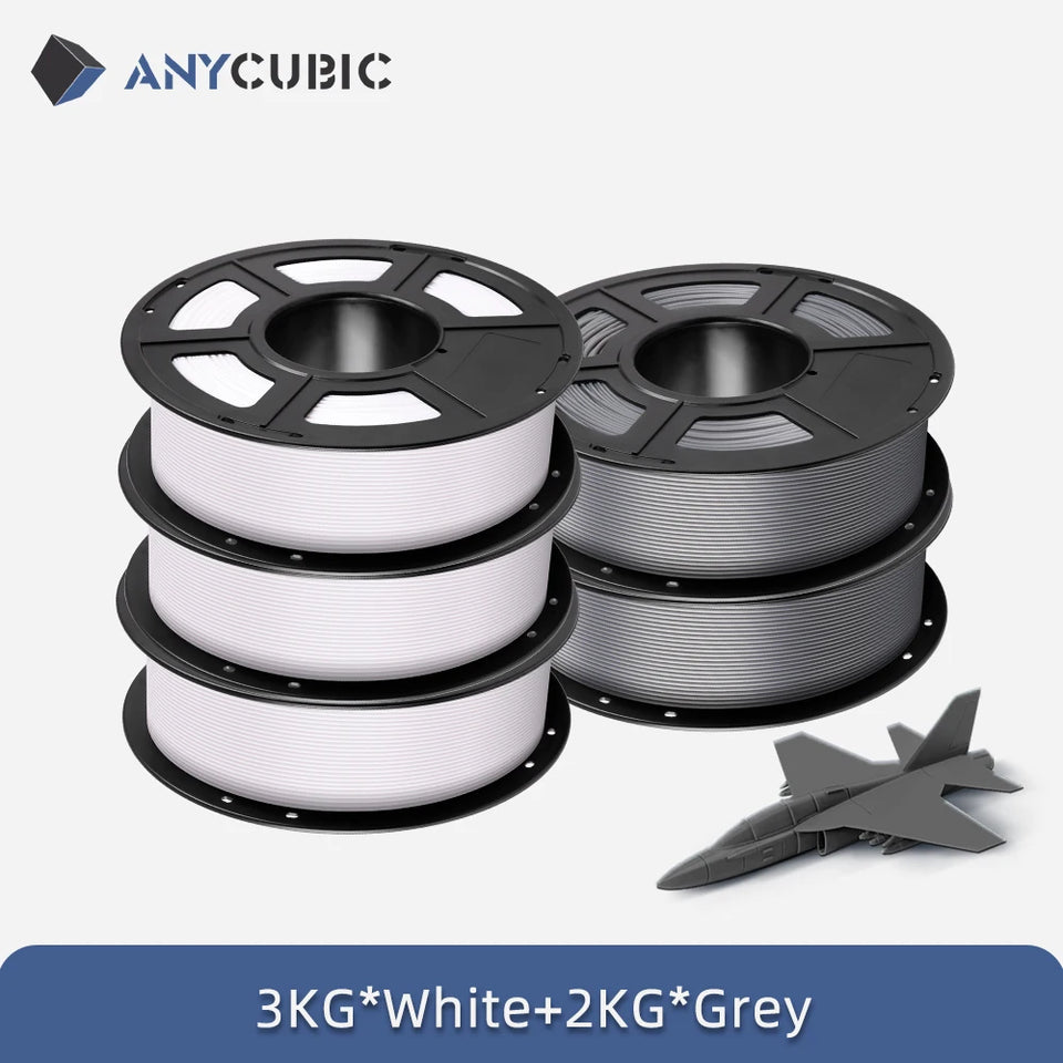 ANYCUBIC PLA 3D Filament For FDM 3D Printer 1.75mm Eco-friendly 3D Printing Material Failment For Kobra S1C 5KG EU US Warehouse
