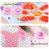 Huacan New Arrivals 2025 Diamond Painting River Mountain Diamond Embroidery Landscape Flower Full Handmade Gift