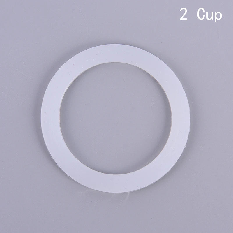 2pcs Silicone Seal Ring Flexible Washer Gasket Ring Replacenent For Cups Moka Pot Kitchen Coffee Espresso Makers Parts
