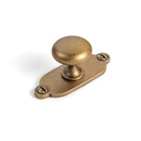 Antique Brass Handle with Backboard Vintage Cover Up Furniture Handle Drawer Cupboard Bar Pull Handle for Home