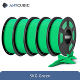 ANYCUBIC PLA 3D Filament For FDM 3D Printer 1.75mm Eco-friendly 3D Printing Material Failment For Kobra S1C 5KG EU US Warehouse