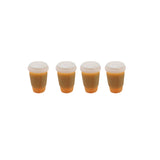 4Pcs Cute Miniature Dollhouse Mini Holding Latte Coffee Cup Mini Drinks Model For Dollhouse Doll Accessories