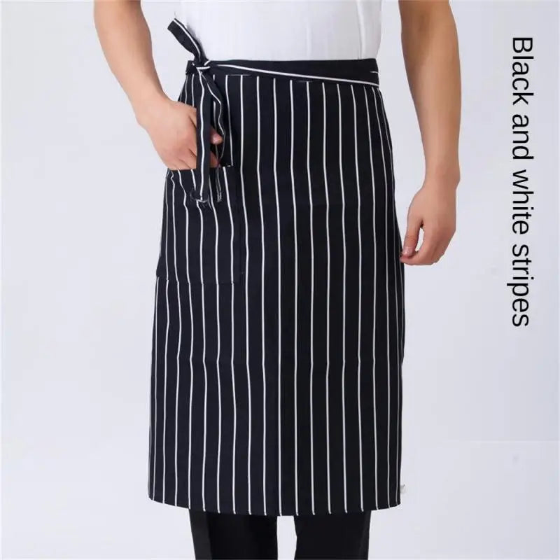 Chef Apron Special Kitchen Mens Hotel Restaurant Restaurant Back Kitchen Half-length Short Apron Household Cleaning