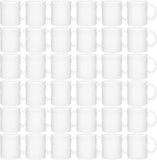 Set of 36 Sublimation Blanks Dishwasher Safe White Ceramic Coffee Mugs 11oz for Milk Tea Cola Water