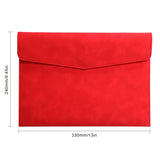 PU Leather A4 Document Bag, 7 Colors, File Folder for Office & Travel, Stylish Organizer