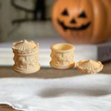 1Pcs Dollhouse Miniature Carousel Mini Storage Box Model Doll House Accessories Coffee Storage Case Home Decoration Toy