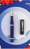 Majohn M700 Resin Fountain Pen EF/F Nib 0.5/0.38mm with A Converter Germany Imported Ink Pen Beautiful Students Gifts