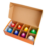 Orff Musical Instrument Set Handbell Colorful 8-Note Hand Bell Child Music Toy Baby Early Education Beautiful Christmas Gift