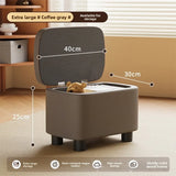 Shoe Cabinets Shoe Stool Upholstered Shoe Bench Storage Ottoman Seat Entryway Hallway Living Room Soft Padded Faux Leather