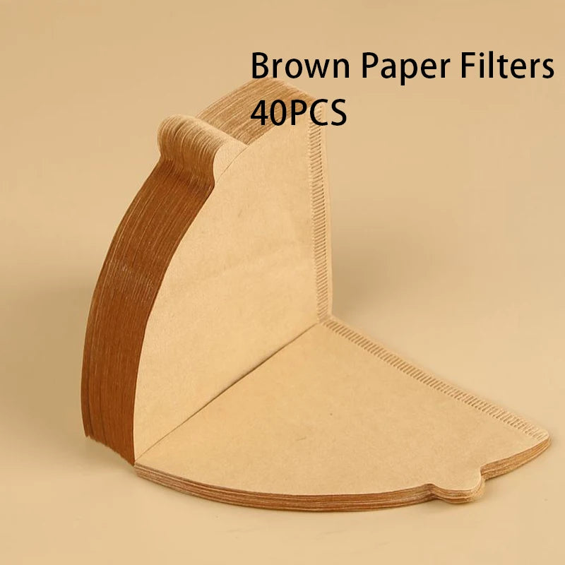 Clearance_100Pcs/pack coffee filter paper disposable filter paper drip coffee powder filter bag barista tool_Continuous updates
