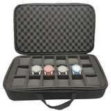 8 Slot Watch Box Sponge Watch Storage Organizer Protective Safety Canvas Shockproof EVA Storage Case for Most Watches