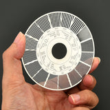 Coffee Powder Grinding Thickness Reference Comparison Card Grinder Grinding Powder Thickness Comparison Scale Coffee Accessories