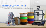 ELEGOO PLA Filament 10KG 1.75mm Plastic 3D PLA for 3D Printer Filament for FDM 3D Printer Elegoo