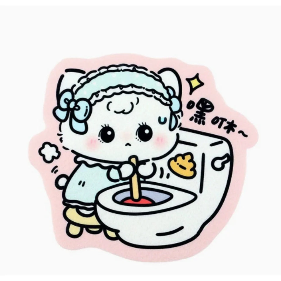 Deodorant fragrance sticker cute, self-adhesive cute toilet, kitchen odor removal aromatherapy sticker, decorative fragrance