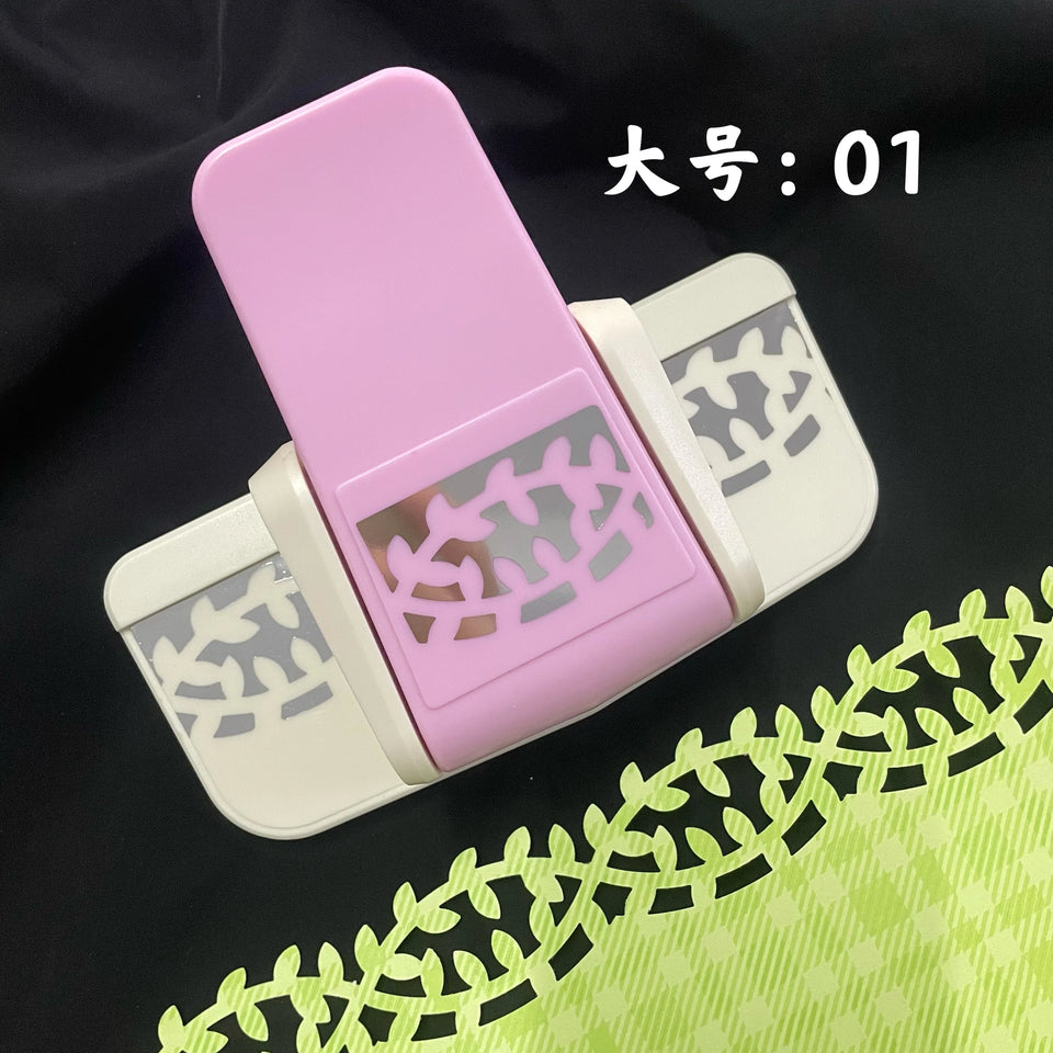Effort-saving Embossing Device Hollow Lace Edge Pressing Device Punching Device Diy Kindergarten Handmade Greeting Card