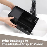 Cologne Organizer For Men, Cologne Holder For Dresser, Perfume Stand, Bathroom Countertop Organizer With Drawers Counter Storage