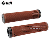 ODI CF Silicone Bicycle Grips Carbon Fiber Reinforced Handle Plugs MTB Anti-slip Lock-on Handlebar Cover Comfortable Bike Parts