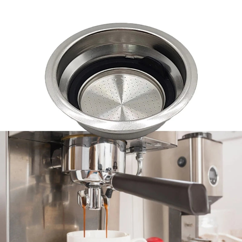 Convenient Espresso Enthusiasts Present 51mm Stainless Steel Coffee Filter
