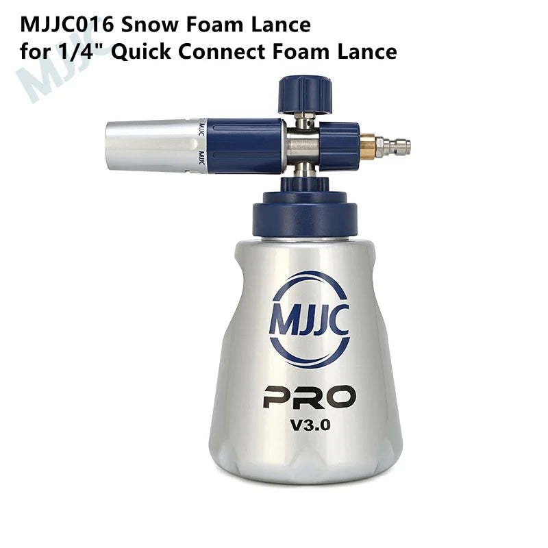2025 New Arrivals! MJJC Snow Foam Lance PRO V3.0 High Pressure Car Washer Compatible Varies Adapters 1.2L Bottle Foam Gun Cannon