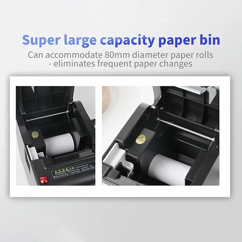 Ticket Dispenser 57mm Label Receipt Take Number Machine and Restaurant Pagers Queue Call Management System Restaurant Equipments