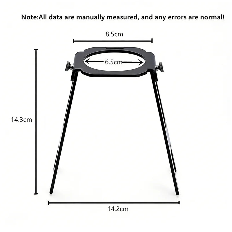 Detachable Portable Aluminum Alloy Coffee Drip RackUniversal Espresso Machine Manual Brewing Machine, Suitable for Camping Trips