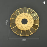 Coffee Powder Grinding Thickness Reference Comparison Card Grinder Grinding Powder Thickness Comparison Scale Coffee Accessories