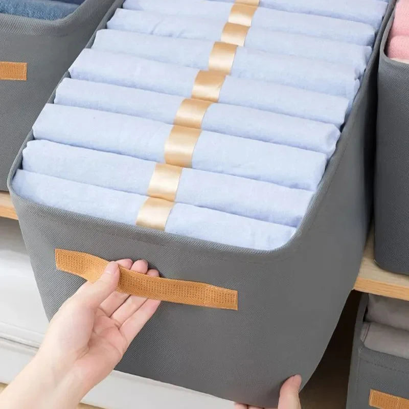 Collapsible Closet Organizer 10PCS Drawer Storage Bins for Clothing Pants and Toy Storage Home Bedroom Use