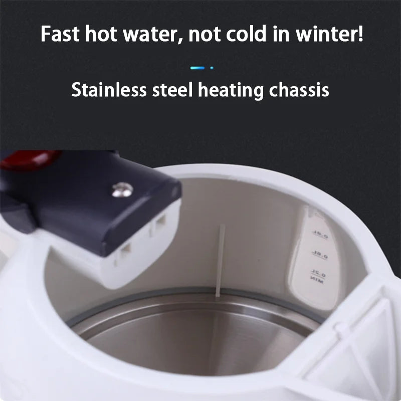 1000 ML Car Hot Kettle Car Truck Water Heater 250 W 12/24 V Tea Coffee Kettle Fast Boiling for Coffee Tea Drinks for Travel Home