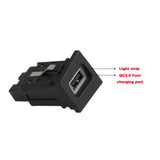 Car charger QC3.0 Fast charger Interface Socket Quick Charger Adapter Phone for Volkswagen Magotan B6